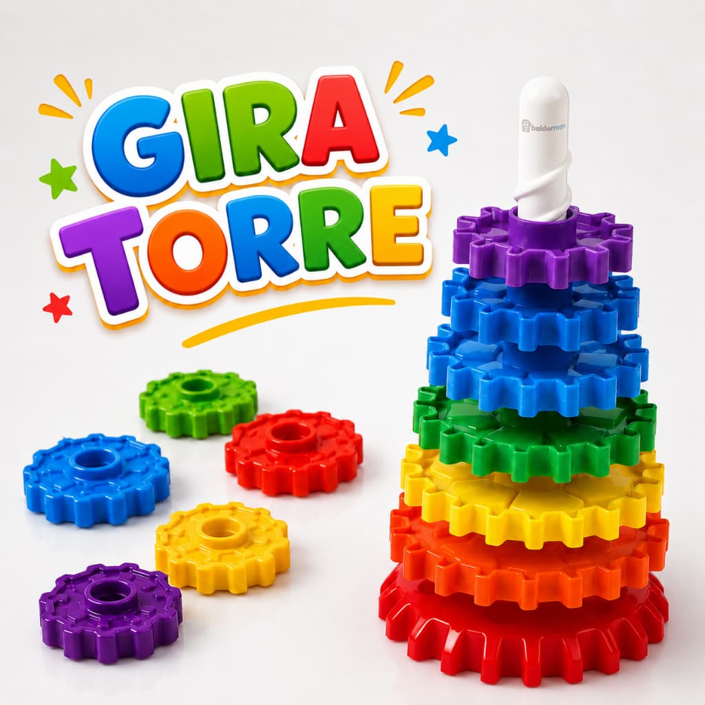 Brinquedo Infantil Didático Giro Mágico Gira Gira Divertido e Educativo