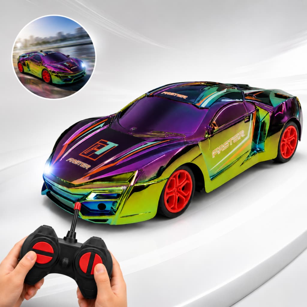 Carrinho Controle Remoto Carro Esportivo De Corrida Brinquedo Infantil Com Controle Sem Fio dia das Crianças