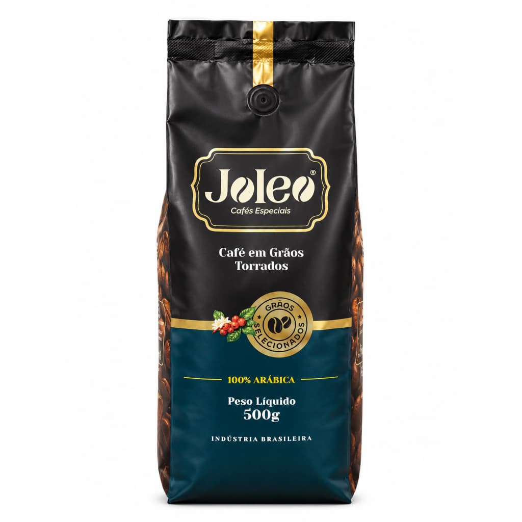 Café Especial Torrado em Grãos 100% Arábico Puro 500g Artesanal Joleo Região Alta Mogiana