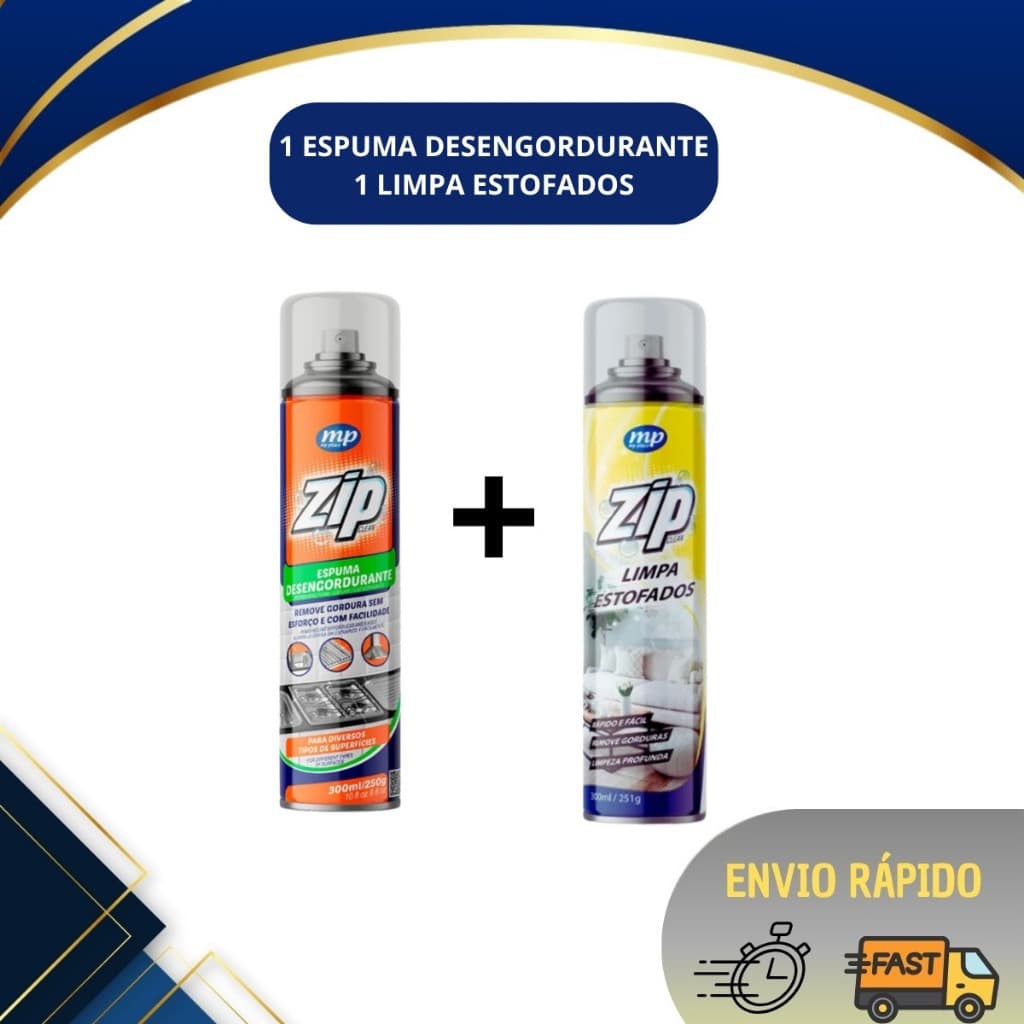 Kit Desengordurante Multiuso + Limpa Estofados Profissional Limpeza Sofá Cozinha Carro Gordura Pesada Alto Rendimento