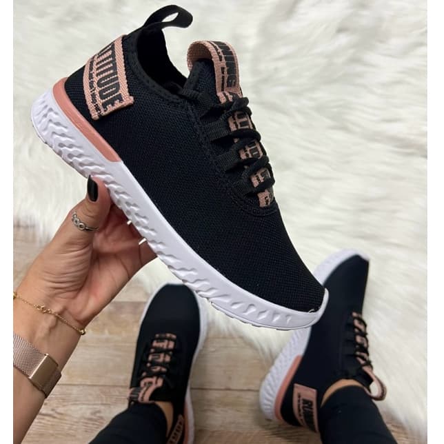 Tênis Feminino e masculino academia caminhada leve e confortável na promoção para esporte e lazer