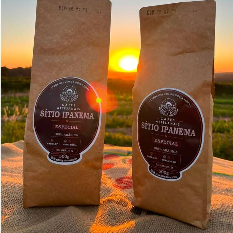 Café Sítio Ipanema Especial 500g | 100% Arábica | Café em Grãos | Torra Média | Café Artesanal