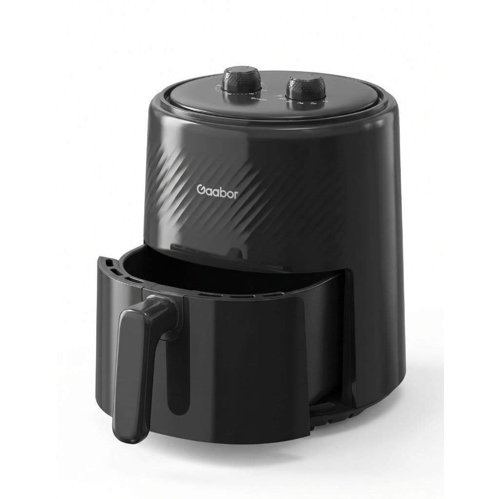 Air Fryer Compacta Fritadeira Elétrica Sem Óleo 4L Preta 1300W 127V/220V