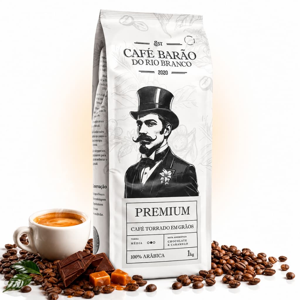 Café em Grãos | Premium | Seleção Artesanal | 1kg | 100% Arábica | Selo de Qualidade ABIC