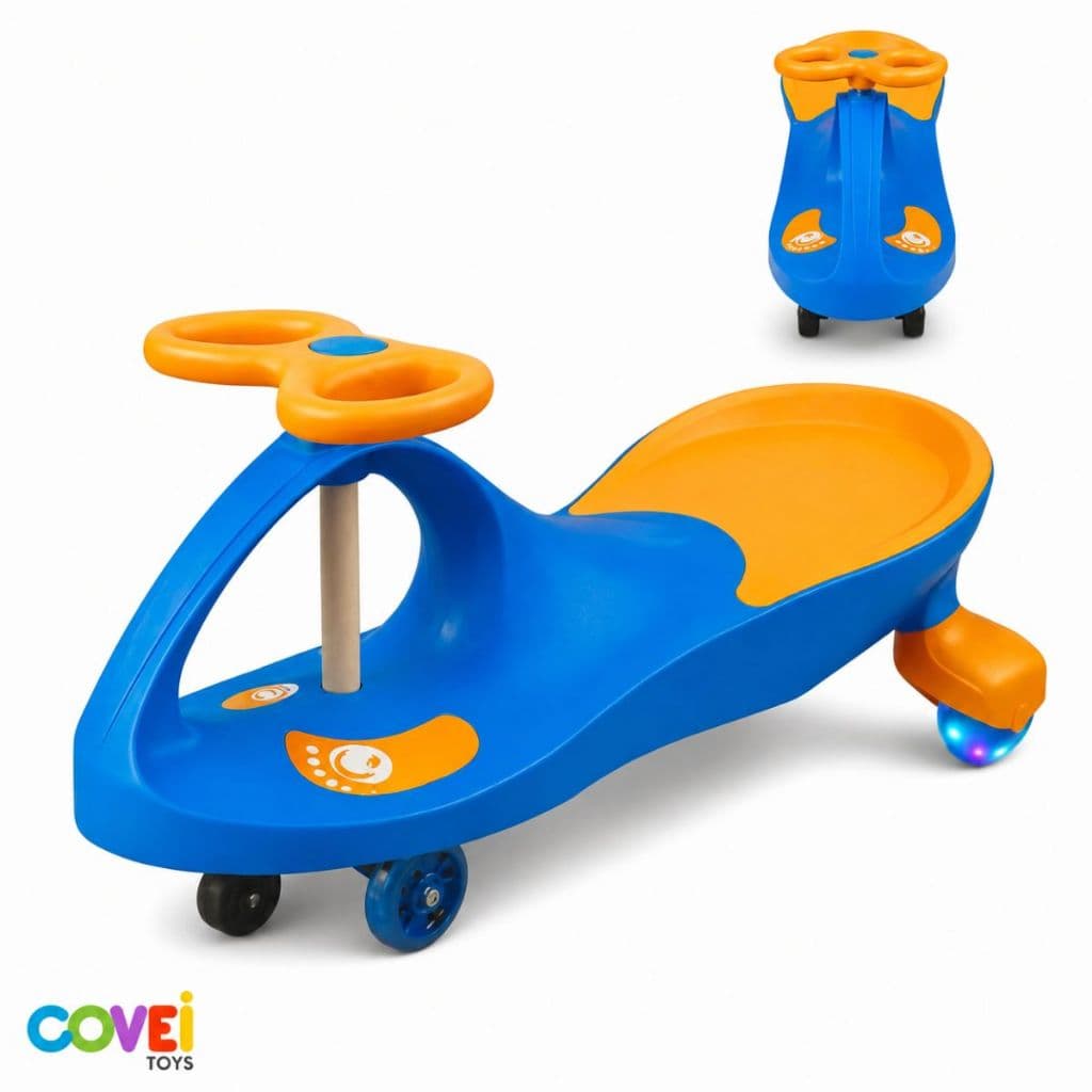 Carrinho Rolimã Super Car Gira 360° Passeio Infantil Com Led Musica Menino Menina Andador