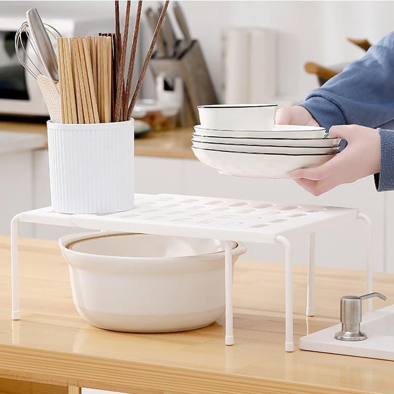 Prateleira Organizadora Extensível Multiuso para Utensílios de Cozinha Temperos Sapatos etc