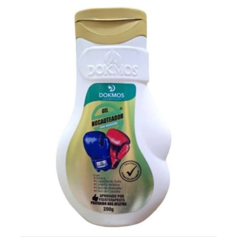 Gel Massageador Dokmos Nocauteador 200g - Alívio e Relaxamento Muscular com Ação Anti-inflamatória