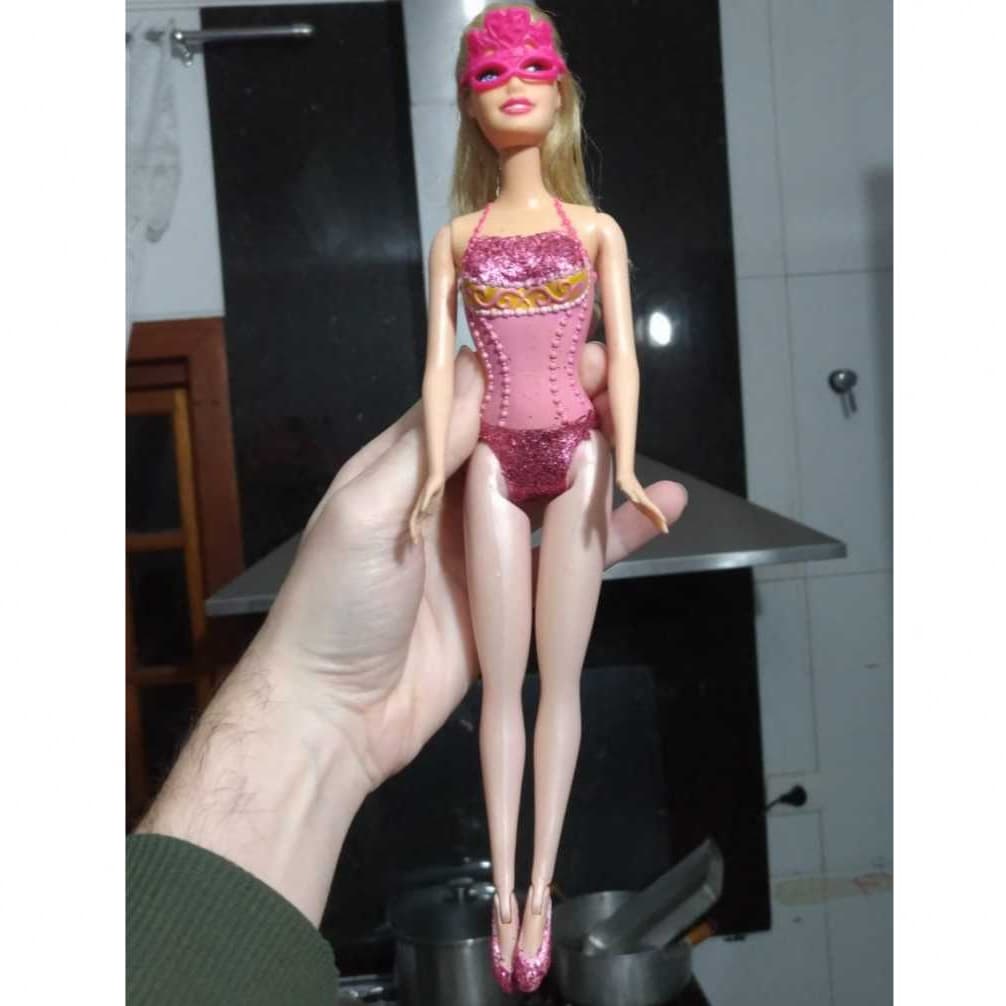 Bailarina Rosa 2009 Boneca Mattel Pés Articulados