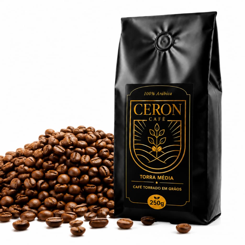 Café Especial Torrado em Grãos 100% Arábica Torra Média Cerrado Mineiro Direto da Fazenda 250g