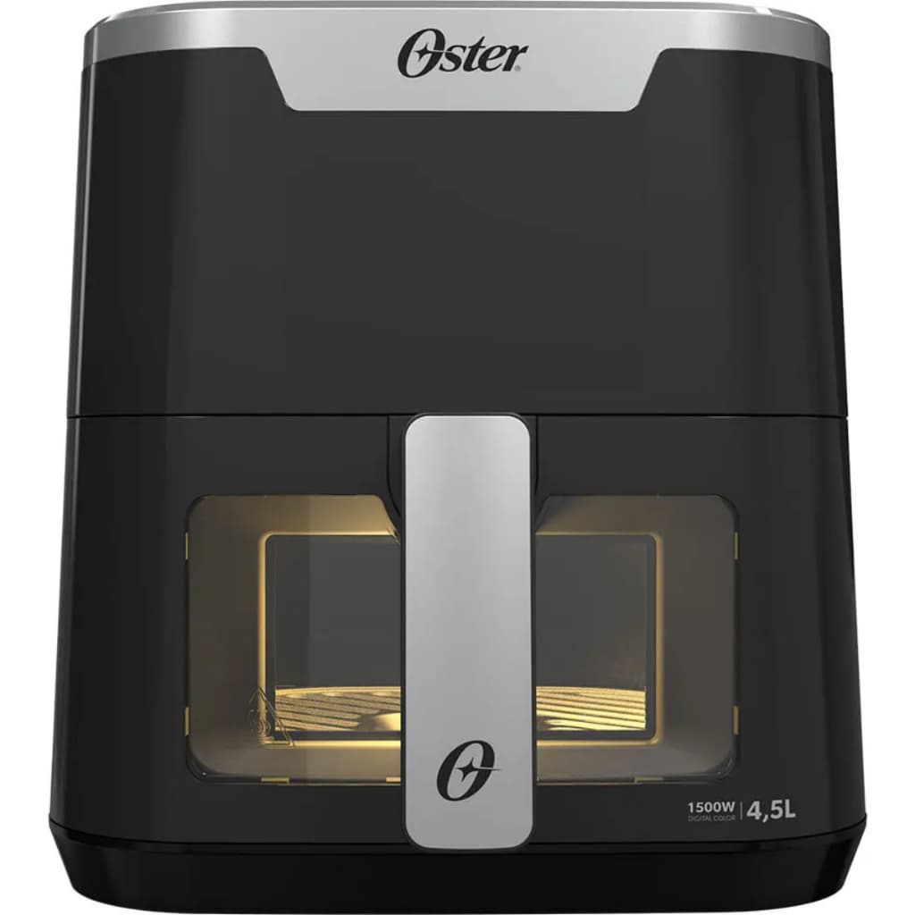 Fritadeira Digital Touch 4,5l Visor Transparente Preto