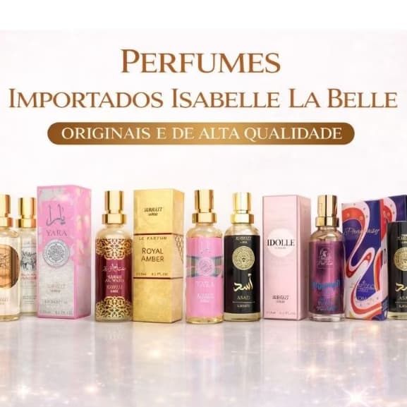 Perfume Importado Alta Fixação Isabelle la Belle Árabe Feminino Masculino