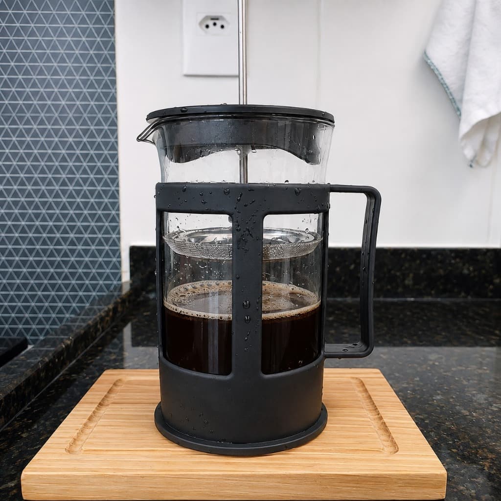 Cafeteira Prensa Francesa 300ml 600ml para Café e Chá Manual Café Expresso Leite Cremoso