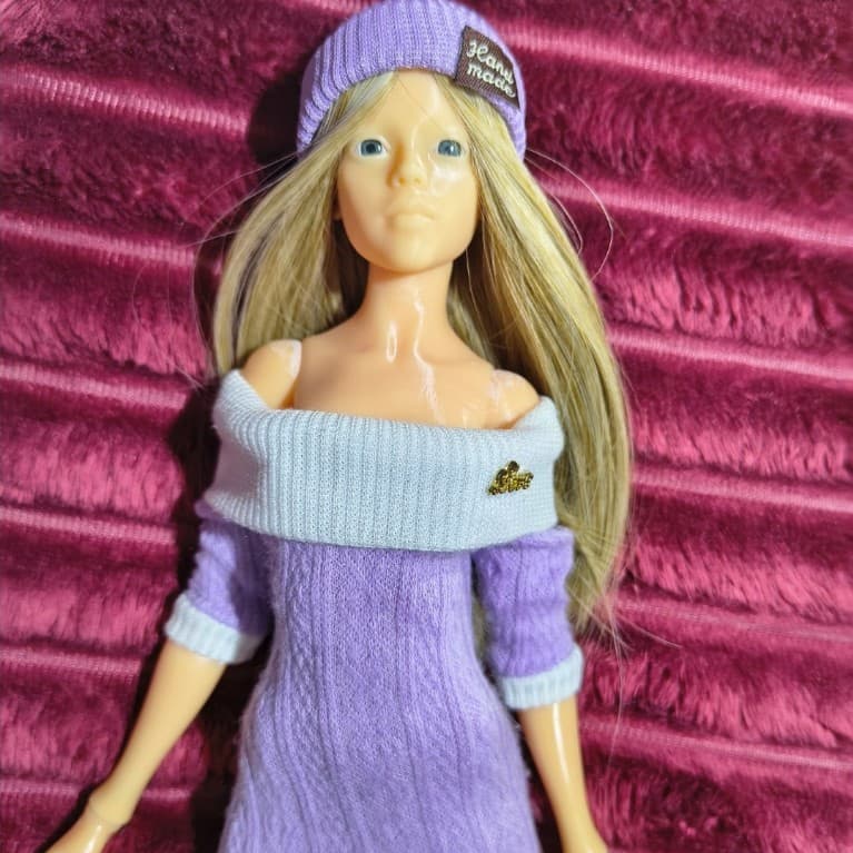 Boneca BJD Articulada - 1/6 38cm - Resina Tipo ABS (Impressão 3D) - Montada com Olhos Azuis - Peça única