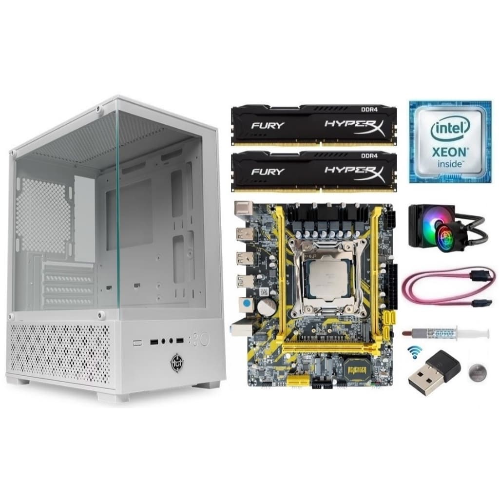 Kit Gamer X99 Xeon E5 2680 v4/ 8GB-16GB DDR4/ Cooler + Gabinete