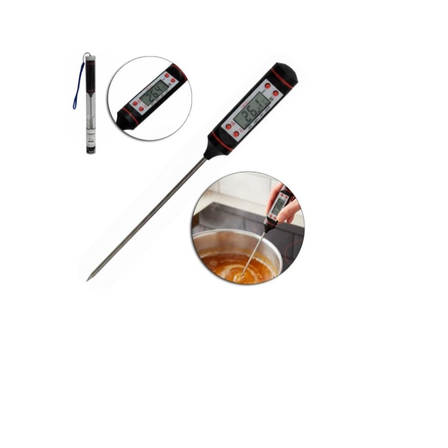 Termometro Digital culinario, Termometro Espeto Cozinha, Termometro Alimentos