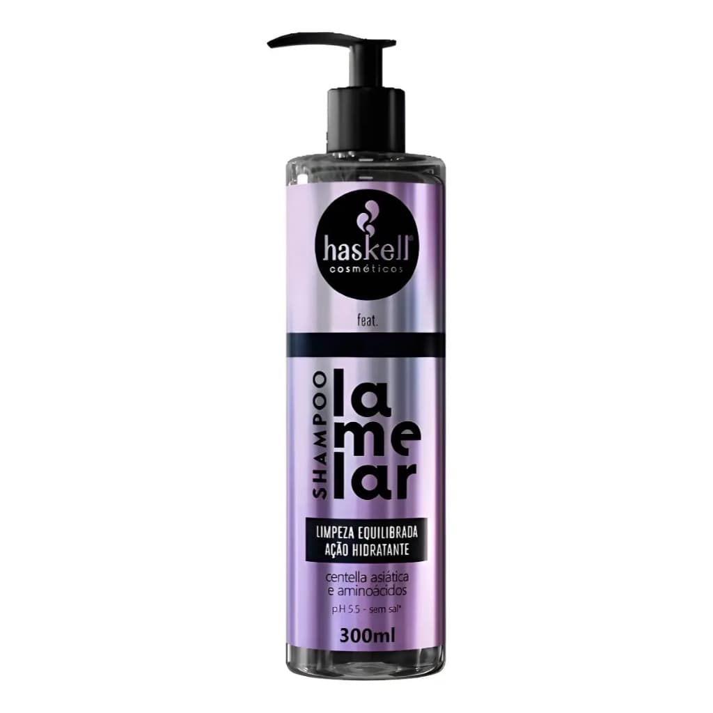 Shampoo Lamelar 300ml Haskell Limpeza Equilibrada Hidratante