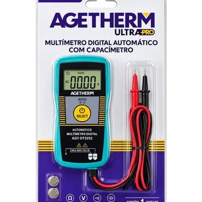 Multímetro Digital Automático Com Capacímetro Ultra-pro