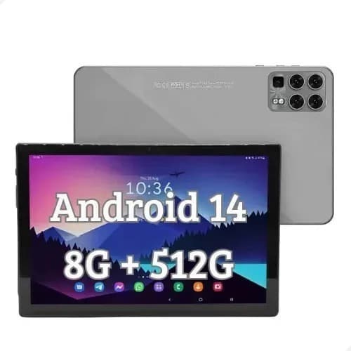 Tablet JEPK T88 com Tela 8" HD e Chip 5G, 256 GB e 6 GB RAM, Android 13, com Teclado e Caneta
