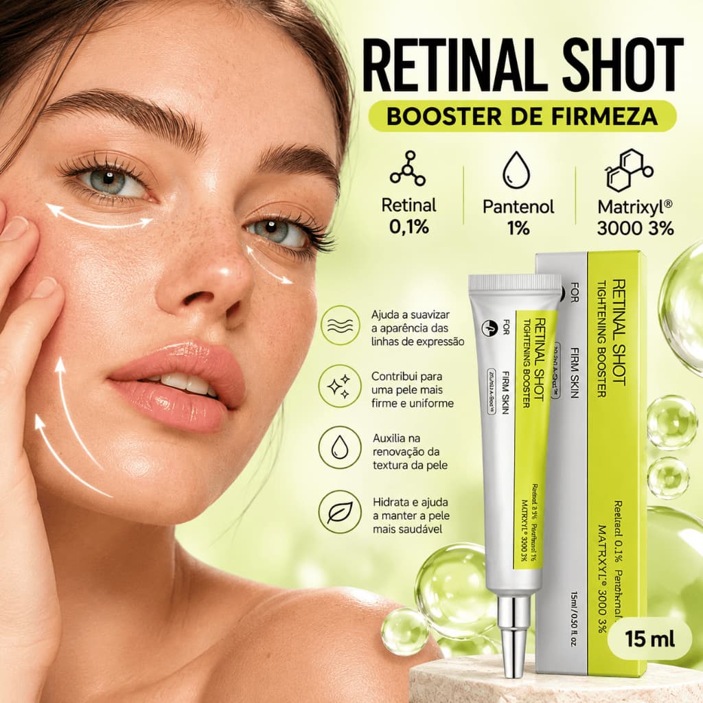 Retinol Firmador Realçador Suave Nutritivo Lifting Anti-Rugas Anti-Idade Firmeza da Pele