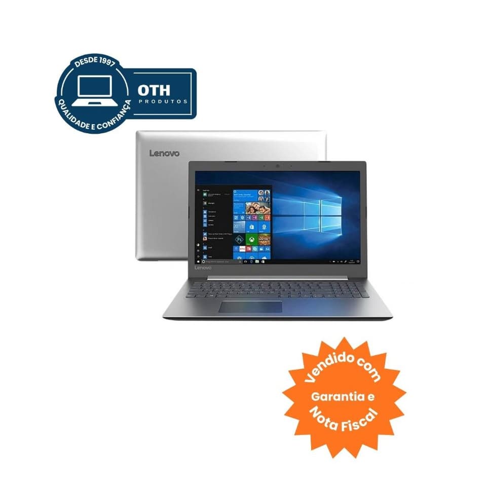 Notebook Lenovo, IdeaPad 330, Tela 15.6", Intel Core i5, 8 Geração , 8GB, SSD-120GB