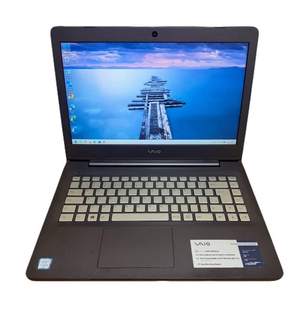 Notebook Sony Vaio Intel I3 Memoria 8gb Ssd 240gb Windows 11 (Recondicionado)