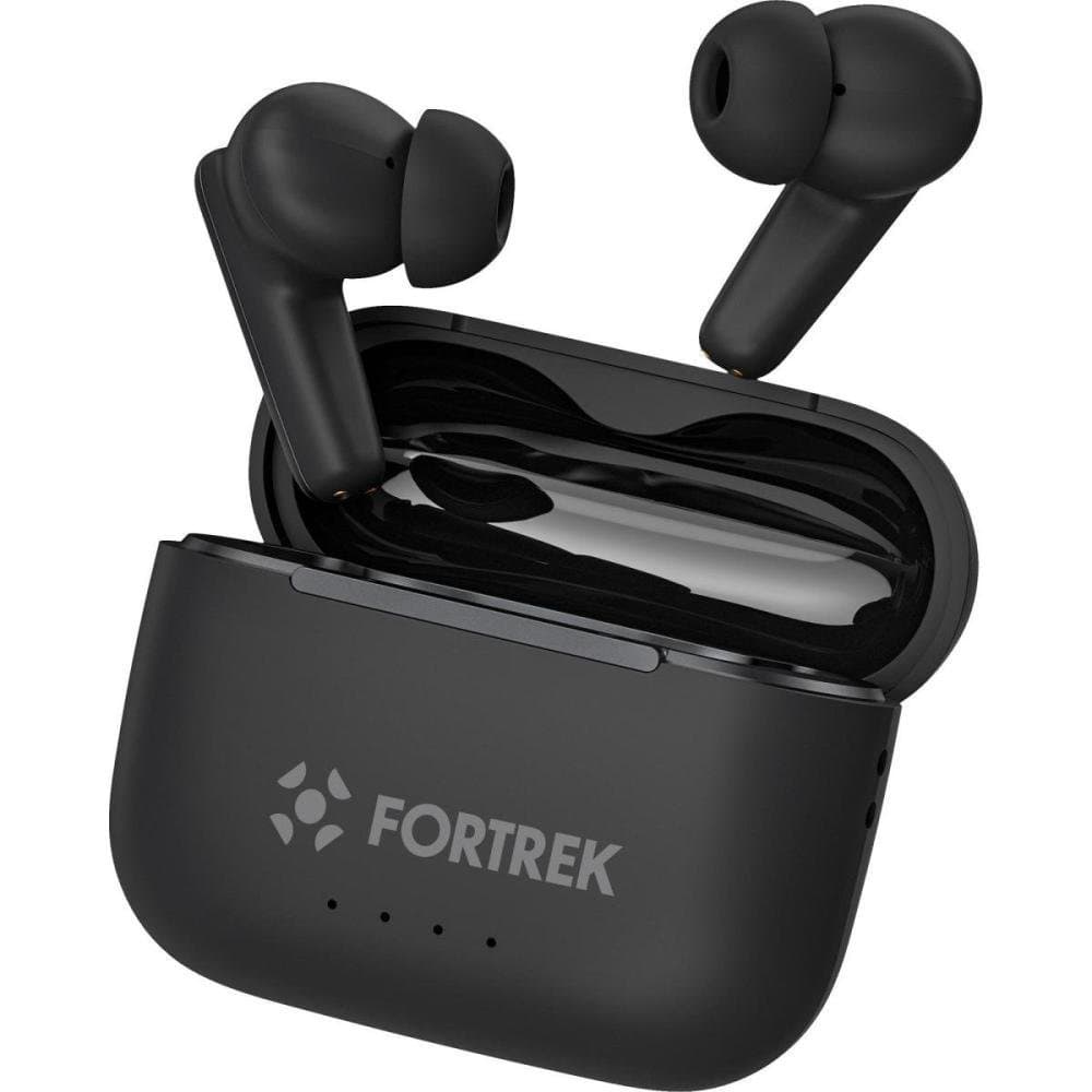 Fone de Ouvido Bluetooth TWS Fortrek HWA3 Cancelamento de Ruído ANC Bluetooth 6.0 6 Microfones Preto