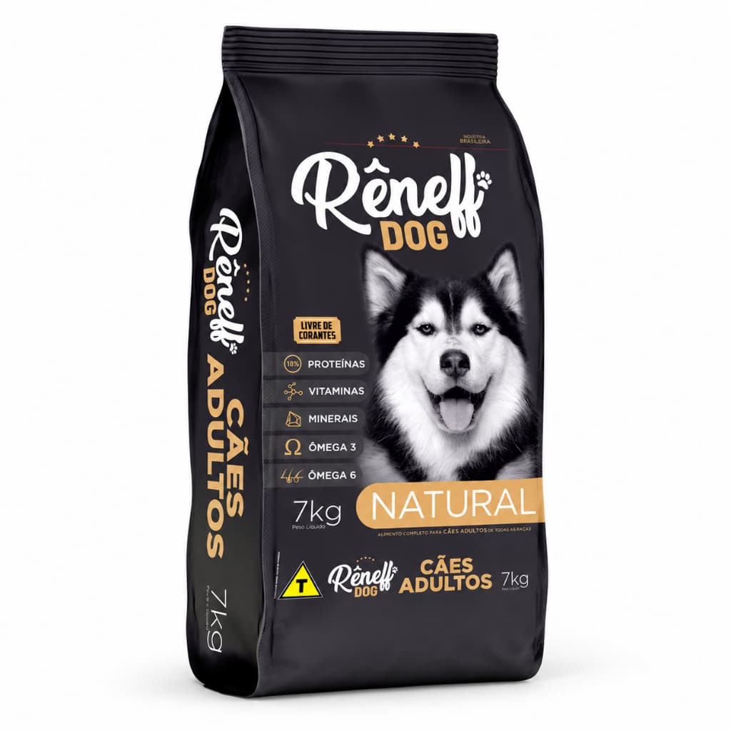 Ração para Cachorro Adulto Rêneff Dog Natural 7kg 18% Proteína
