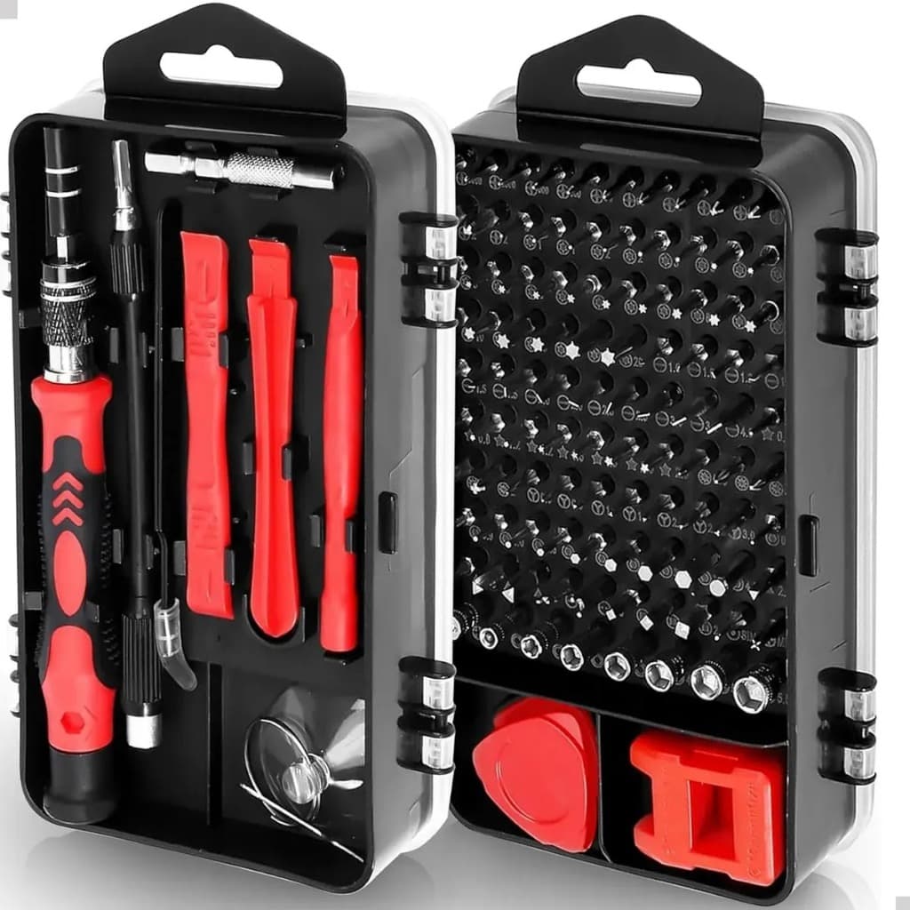 Kit Ferramentas Completo  Magnético Manutenção De Celulares Notebooks E Videogames