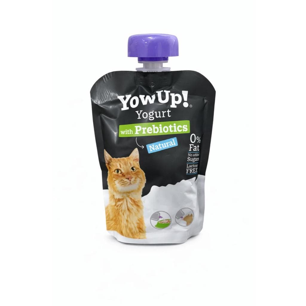 YowUp! Yogurt Natural com Prebióticos para Gatos – Snack Saudável e Funcional