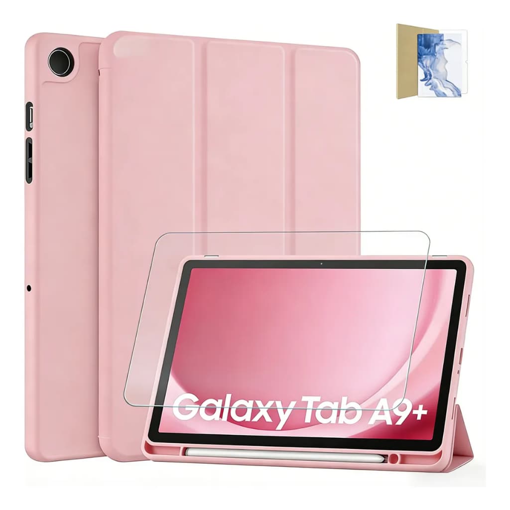 Capa Magnetico Com Slot De Canetas Compativel SAMSUNG Galaxy Tablet A9+/A11+/A9/A11,11pol/8.7pol