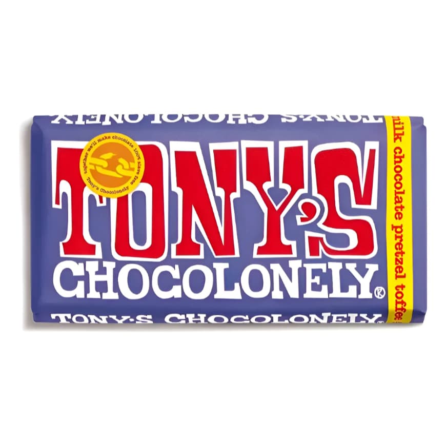 Tony's Chocoloney Chocolate Amargo Dark Milk Pretzel 180g Importado