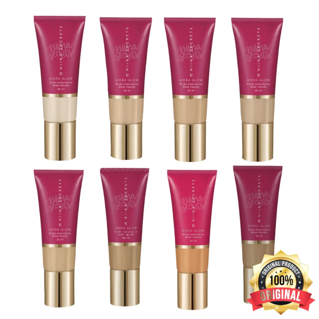 Niina Secrets Base Liquida Hidra Glow Escolha Sua Cor - 30ml