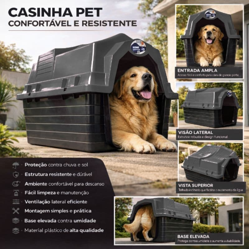 CASA CAMA CASINHA PETS DOG ANIMAIS PORTE MEDIO N6