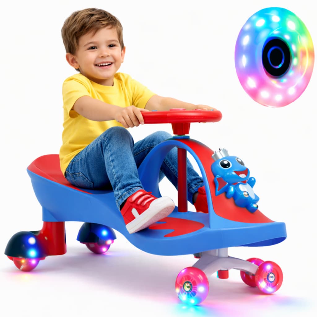 CARRINHO GIRA 360º BH STORE  SAPINHO FELIZ, COM RODINHA DE LED TOYS CAR AGUENTA ATÉ  100KG