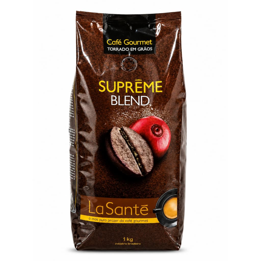 Café Torrado Em Grãos Gourmet 1kg La Sante 100% Arábico