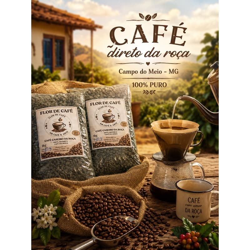 Café em Grãos Flor de Café 250g