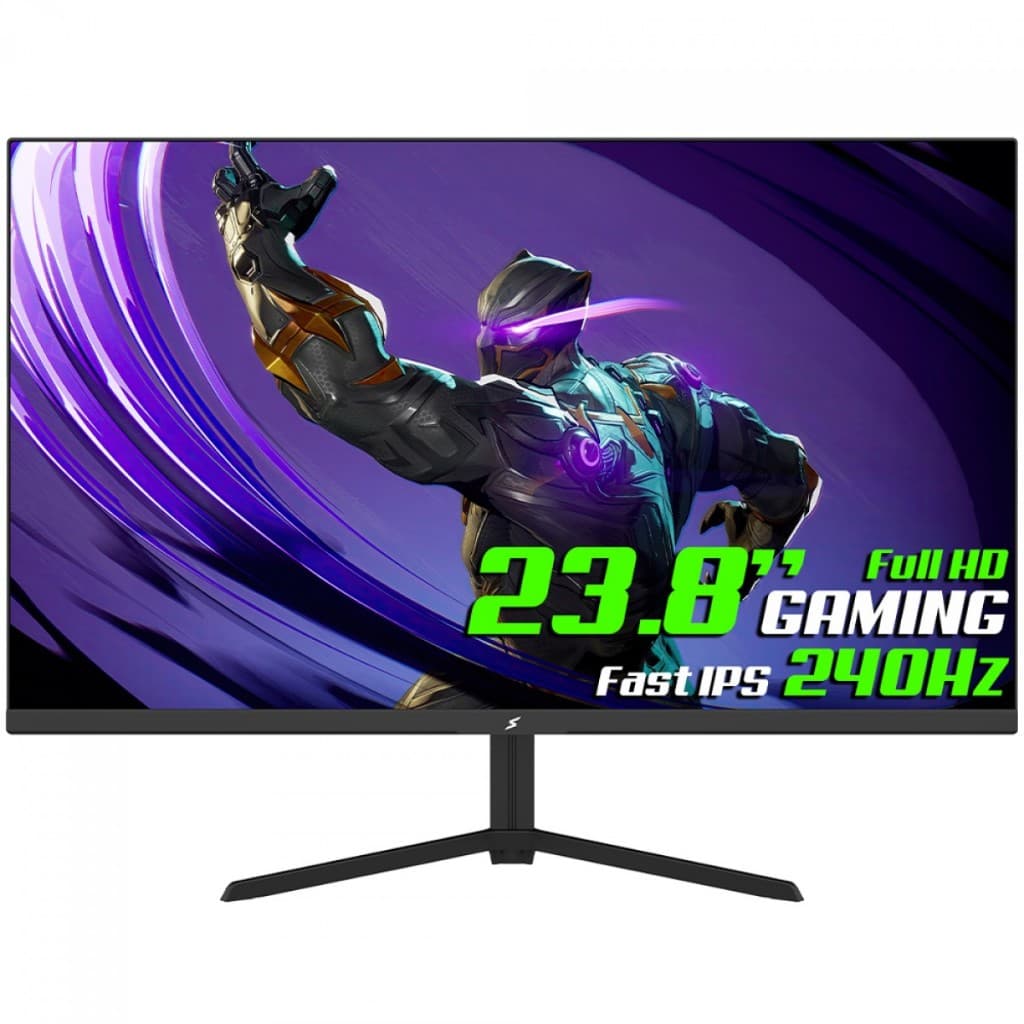 Monitor Gamer SuperFrame Vision 23.8" FHD, 240Hz, Fast IPS, HDR FreeSync/G-Sync HDMI/DP