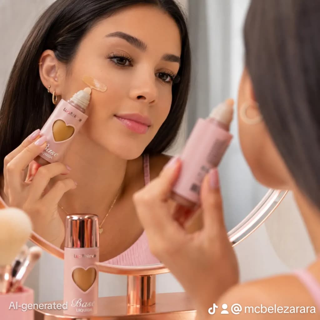 Base Liquida Matte Cobertura Media à Alta Acabamento Fosco e Natural  - Lua e Neve