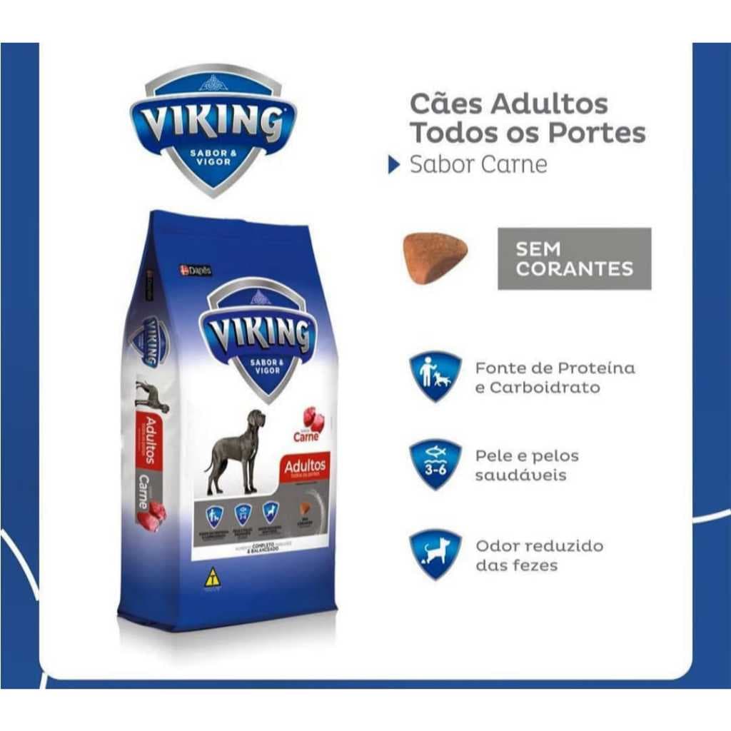 Ração para cachorro de carne Viking 7kg