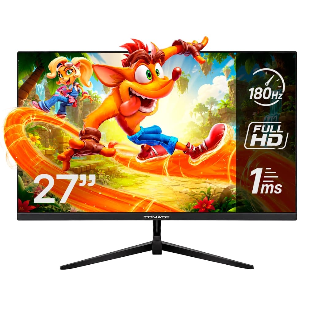 Monitor Gamer 27 Polegadas Full HD IPS 180Hz 1ms Ultra Slim com Saída de Áudio e DisplayPort