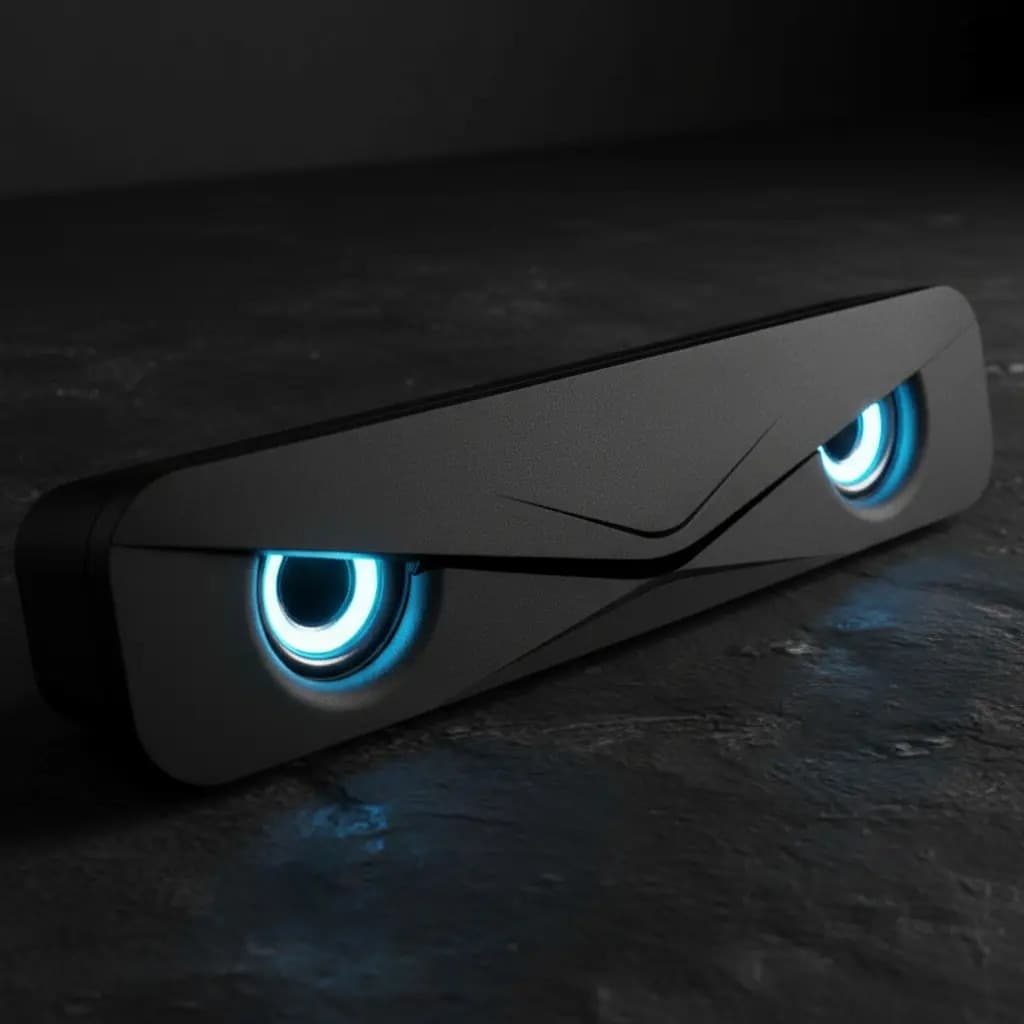 Caixa de Som Soundbar Knup KP-RO830 Gamer LED USB P2 6W para PC Notebook TV