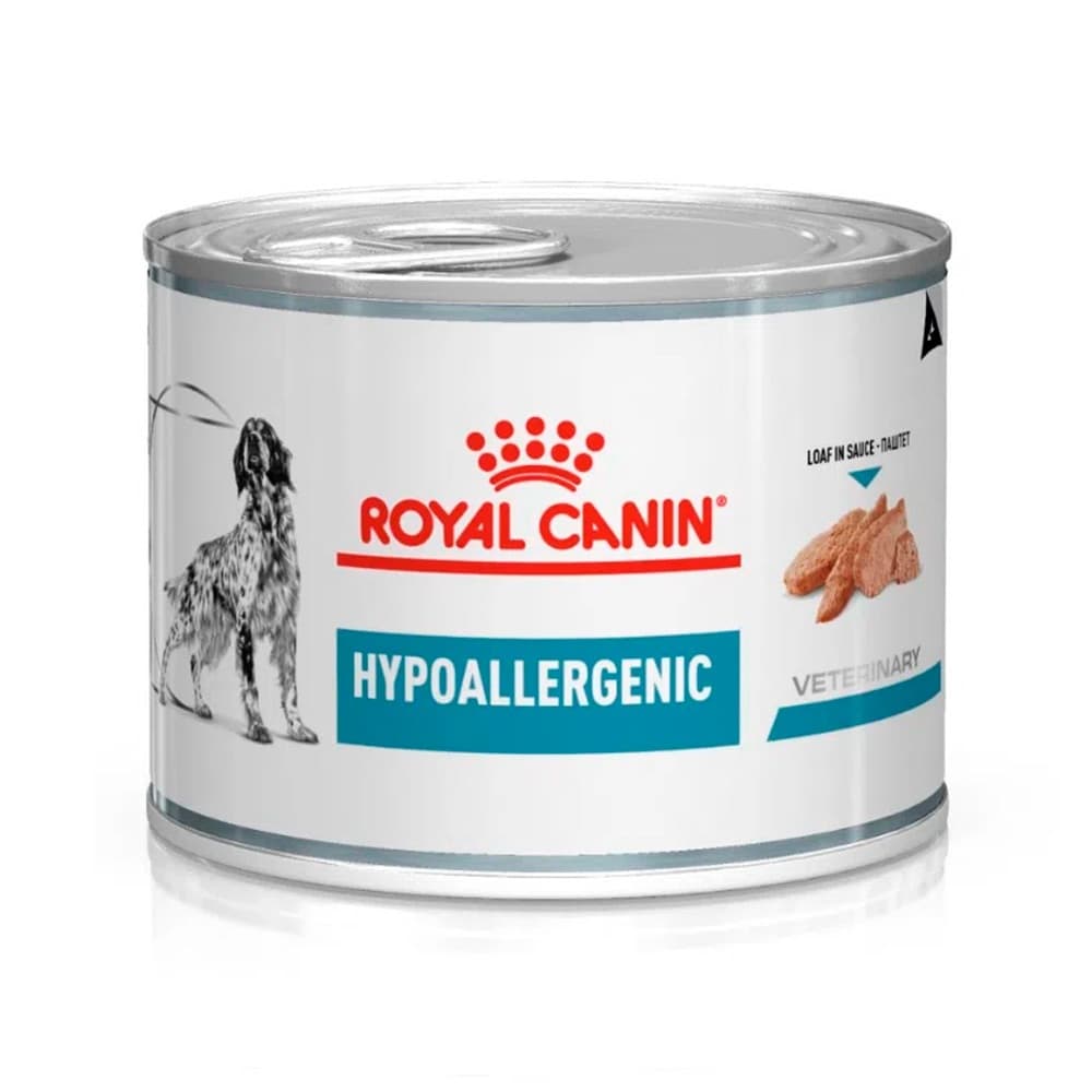 Ração Úmida Veterinary Hypoallergenic para Cães com Sensibilidades Alimentares Royal Canin 200g