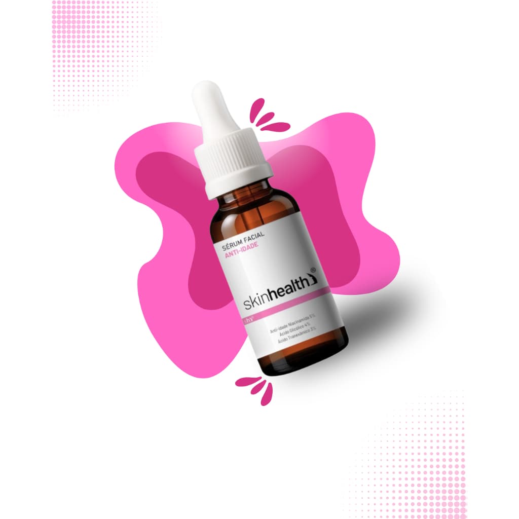 Serum Facial Anti-Idade Skin Health + Brinde ( Ebook + Curso ) Anti-envelhecimento e Estímulo de colágeno