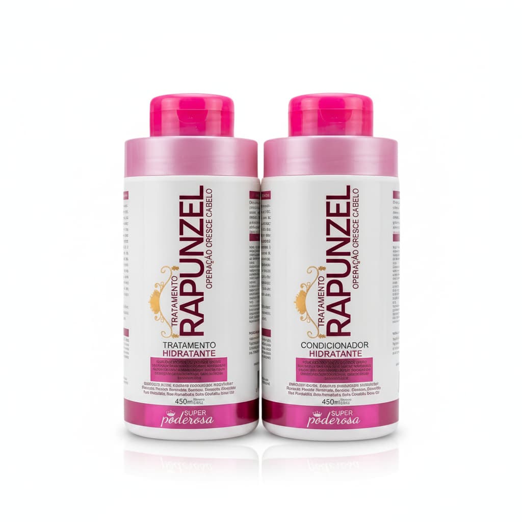 Rapunzel Super Poderosa - Shampoo e Condicionador Hidratante 450ml