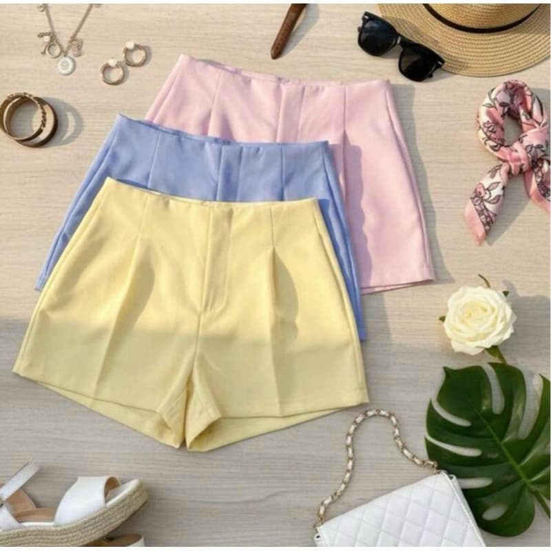 Kit de 3 Shorts Feminina Social Nova Moda 2025
