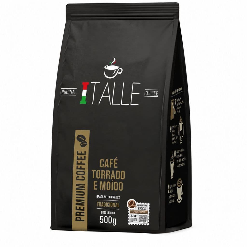 Café Torrado E Moído Café em Pó Café Tradicional Moido 500g