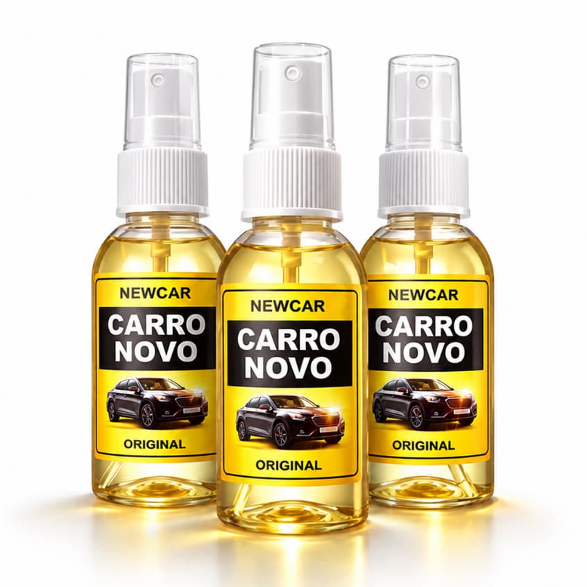 Kit 1 2 3 Cheirinho de Carro Novo Spray Aromatizante Automotivo Aroma para Carros ENVIO IMEDIATO!