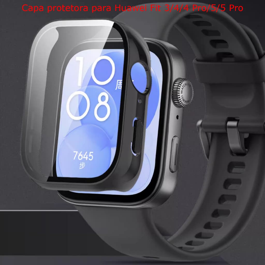 Capa protetora adequada para relógio Huawei Fit 3/Fit 4/Fit 4Pro/Fit 5/Fit 5 Pro