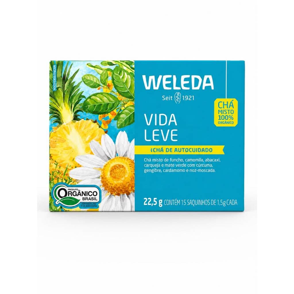 Chá Weleda Vida Leve 100% orgânico - 15 saquinhos