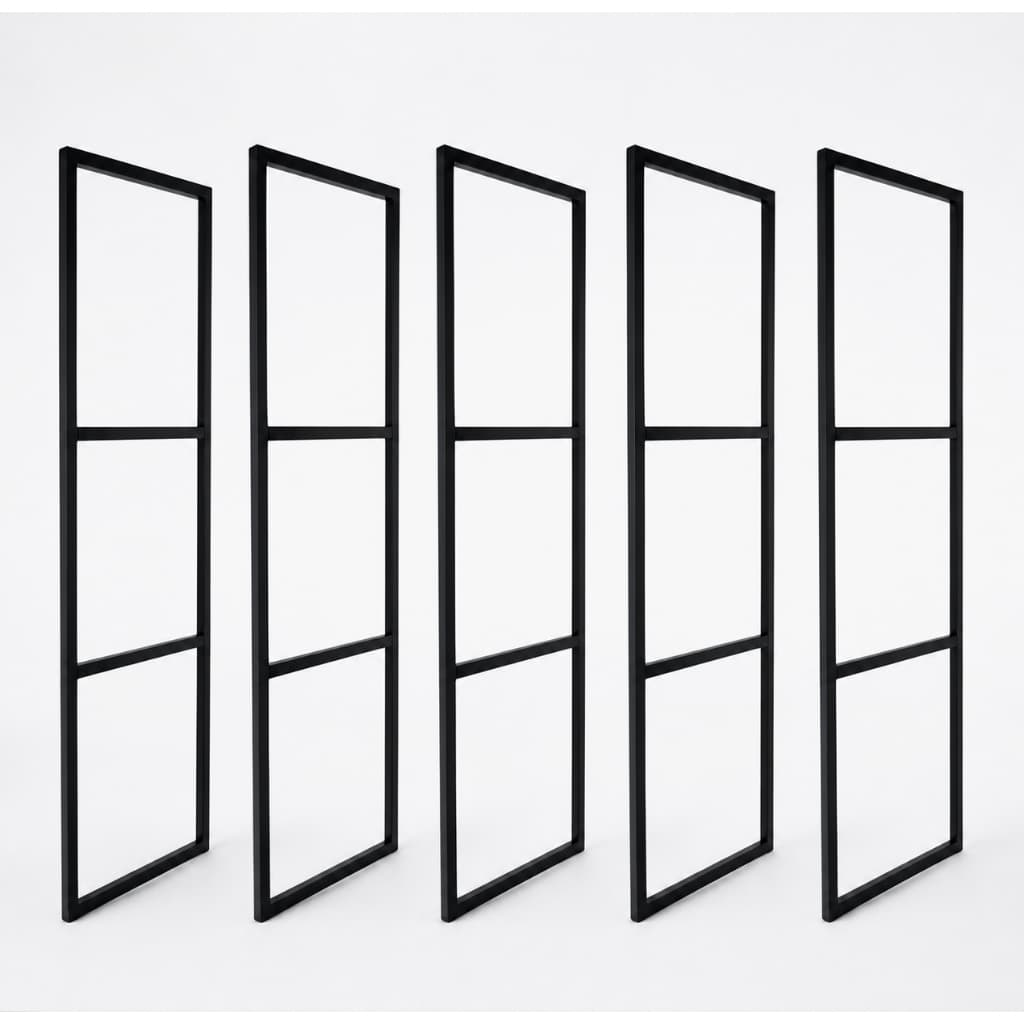 Suporte Para Prateleira Tripla Estilo Industrial Parede ou Teto Moderno 5 Unidades